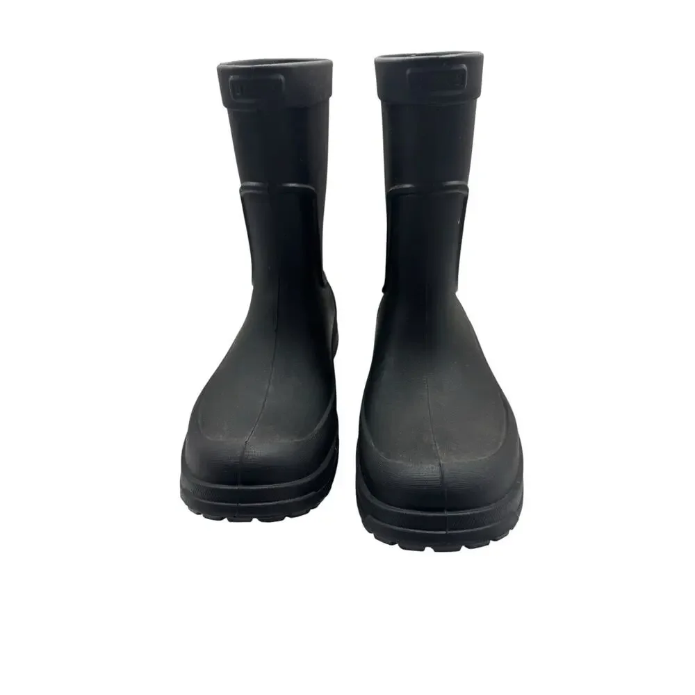 Crocs AllCast Black Waterproof Rubber Rain Boots Men's Size 8